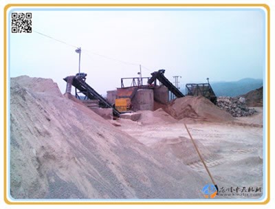 云南潞西?？俍CF60型制砂機生產(chǎn)現(xiàn)場